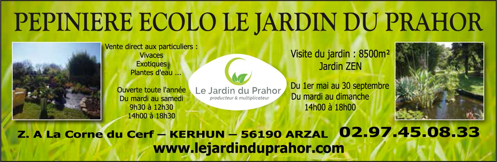 Le jardin du Prahor dans le Morbihan, à visiter, Sud Morbihan 