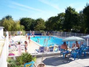 Piscine chauffée du Camping