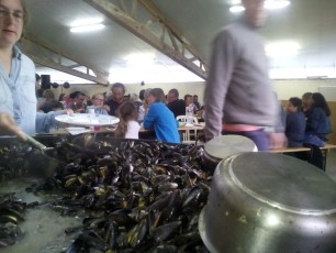 Repas du camping, et animation